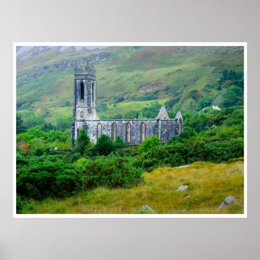 Poster Dunlewey Church in the Irish Countryside (Devant)