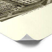 Poster Dunmore, PA Carte panoramique - 1892 (Coin)