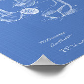 Poster Dunn Golf Club 1900 Patent Art - Blueprint (Coin)