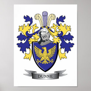 Poster Dunne Coat of Arms
