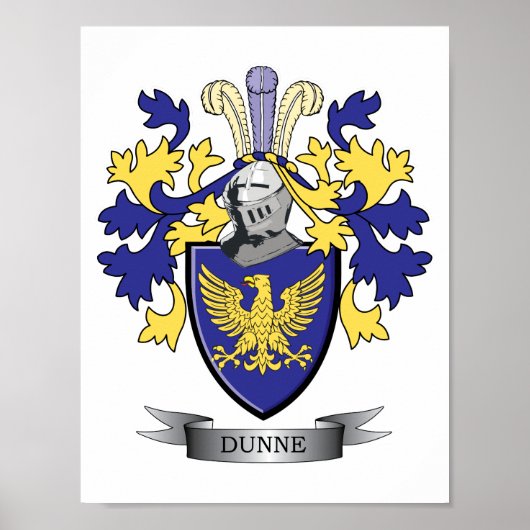 Poster Dunne Coat of Arms (Devant)