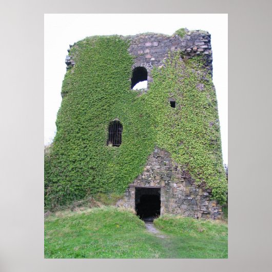 Poster Dunollie Castle Oban Bay, Écosse (Devant)