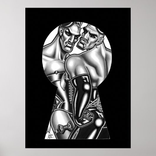 Poster Duo/trou de clé (Devant)