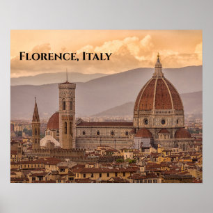 Poster Duomo di Firenze Florence Italie Design