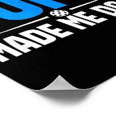 Poster Dupr ne ment pas _ citation drôle de notation de p (Coin)