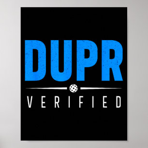 Poster Dupr vérifié _ citation drôle de notation de pickl