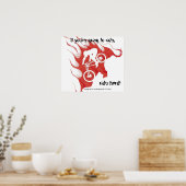 Poster dur du circuit de vélo (Cuisine)
