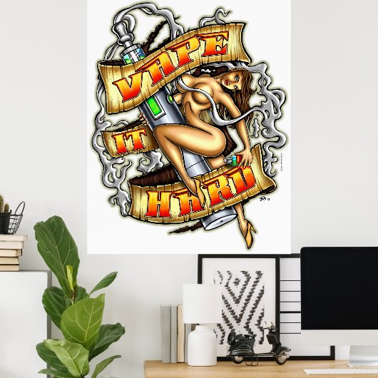 Poster dur Vape It (Bureau à domicile)
