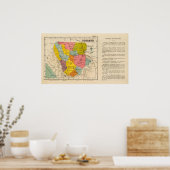 Poster Durango, Mexique (Cuisine)