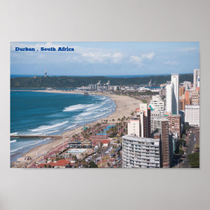 Poster Durban, Afrique du Sud