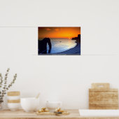 Poster Durdle Door, coucher de soleil, Dorset, Angleterre (Cuisine)