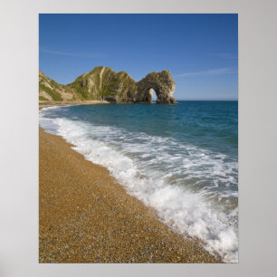 Poster Durdle Door, Lulworth Cove, Jurassic Coast, 2