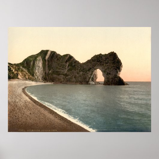 Poster Durdle Door, Lulworth, Dorset, Angleterre (Devant)