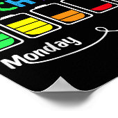 Poster Durée de vie de la batterie d'une dame de cantine  (Coin)