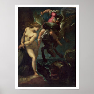 Poster Durée de vie du poisson, c.1670-80 (huile sur toil