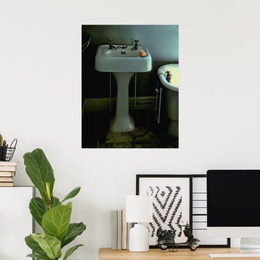 Poster Durée du bain (Bureau à domicile)