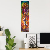 POSTER DURENDAL, ÉPÉE ROMANTIQUE ET ANGE (Bureau à domicile)