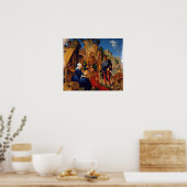 Poster Dürer - Adoration des Mages (Cuisine)