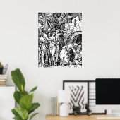 Poster Durer La Descente En Enfer (Bureau à domicile)