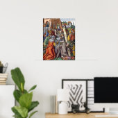 Poster Dürer - Le Portement de Croix (Bureau à domicile)