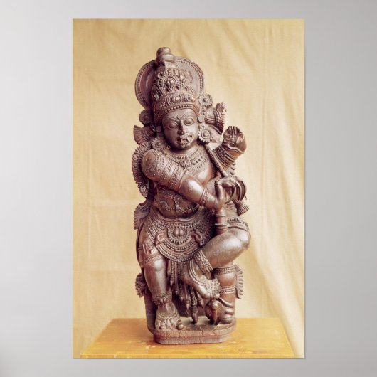 Poster Durga, du sud de l'Inde (Devant)