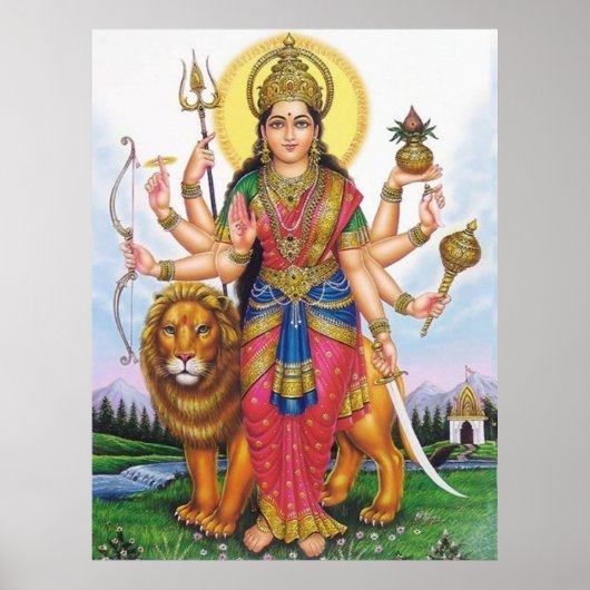 Poster Durga Ma (Devant)