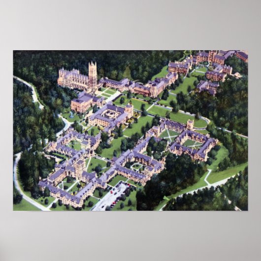 Poster Durham North Carolina Univ. Oiseau (Devant)