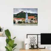 Poster Dürnstein À Der Wachau (Bureau à domicile)