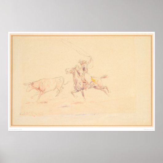 Poster Dursoing the Steer 1905 (1418A) (Devant)