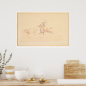 Poster Dursoing the Steer 1905 (1418A) (Cuisine)