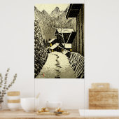 Poster Dusk à Minakami Kasamatsu Shiro 1958 (Cuisine)