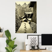 Poster Dusk à Minakami Kasamatsu Shiro 1958 (Bureau à domicile)