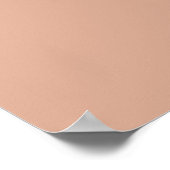 Poster Dusk Peach Mode Couleur Tendance 2014 Customisée (Coin)