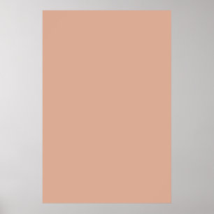 Poster Dusk Peach Mode Couleur Tendance 2014 Customisée