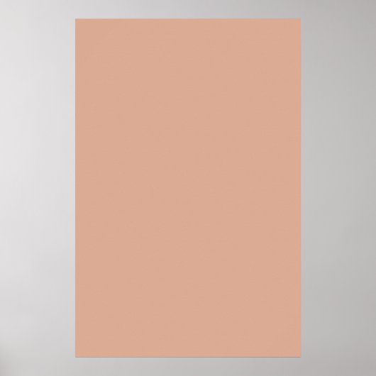 Poster Dusk Peach Mode Couleur Tendance 2014 Customisée (Devant)