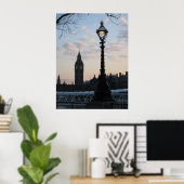 Poster Dusk sur la Tamise (Bureau à domicile)