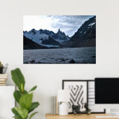 Poster Dusk sur Laguna Torre (Bureau à domicile)