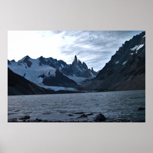 Poster Dusk sur Laguna Torre (Devant)