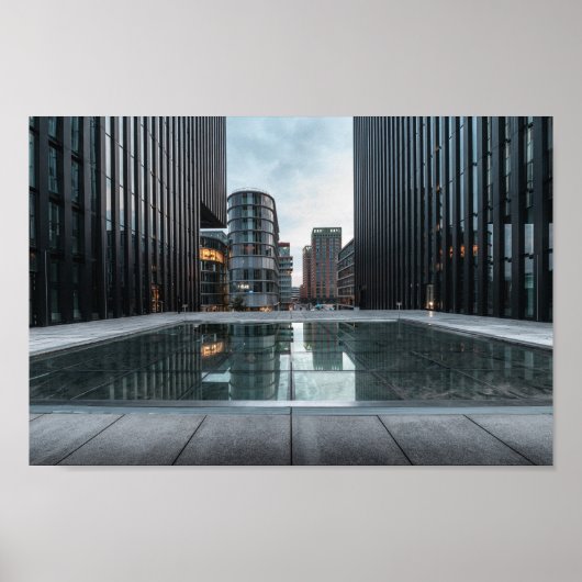 Poster Dusseldorf Allemagne (Devant)