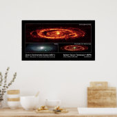 Poster Dust in Andromeda Galaxy (M31) – Spitzer Space (Cuisine)