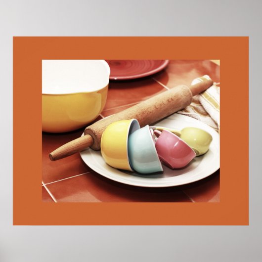 Poster d'ustensiles de cuisine (Devant)