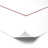 Poster Dusty Blue and Red Bridal Shower Welcome (Coin)