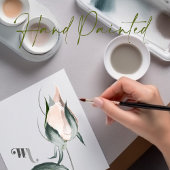 Poster Dusty Blush rose Rustique Calligraphie Florale Bie