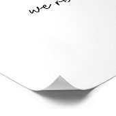 Poster Dusty Pink 'Bienvenue à notre dîner de répétition' (Coin)