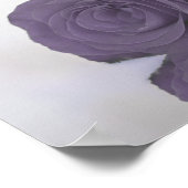 Poster Dusty Purple Rose Chic Unplugged Mariage cérémonie (Coin)