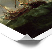 Poster Dutch Pinks and a British Frigate in Choppy Seas (Coin)