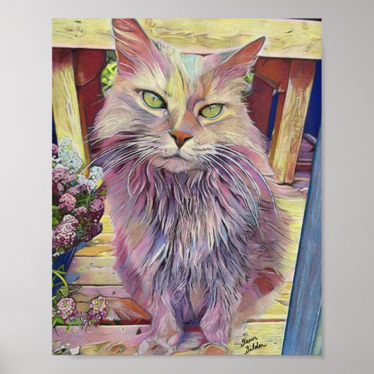 Poster Dutchess Halas Farm Cat (Devant)