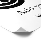 Poster Dwennimmen - Force et Humilité Symbole Adinkra (Coin)