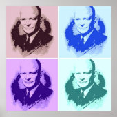 Poster Dwight D Eisenhower (Devant)