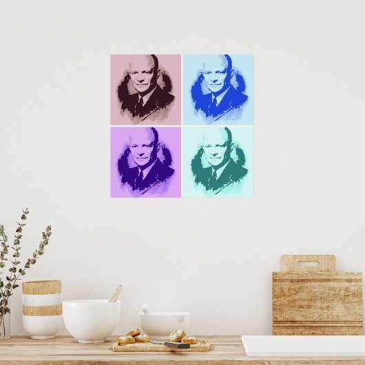 Poster Dwight D Eisenhower (Cuisine)